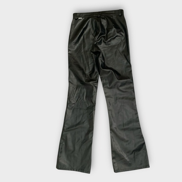 Mavi Y2K Chrissy Faux Leather Low Rise Bootcut Pants - Picture 3 of 8
